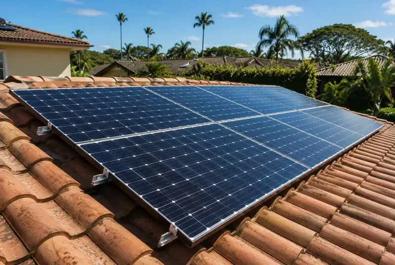 Installation de panneaux solaires à la Meilleraie-Tillay